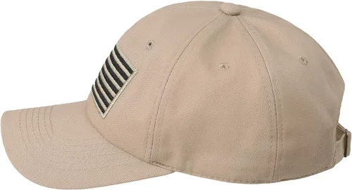 Miniatura 77 de IIN Gorra de béisbol con bandera estadounidense para hombres y mujeres, de perfil bajo, militar, militar, militar, para papá