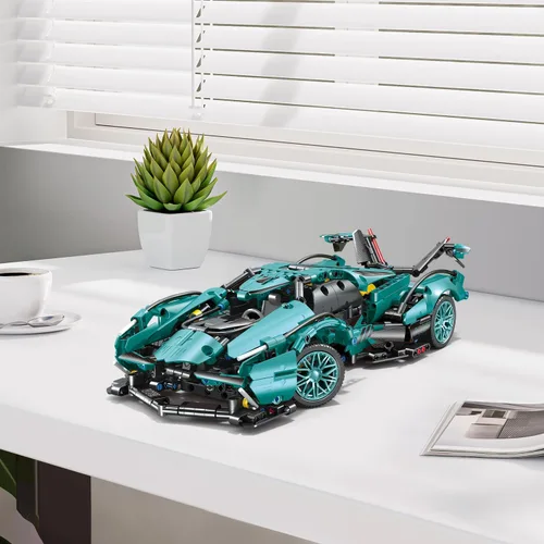 Miniatura 7 de WINGIFT Bloques de construcción de autos deportivos de 953 piezas, juguetes para niños o adultos, juego de construcción de modelos de autos