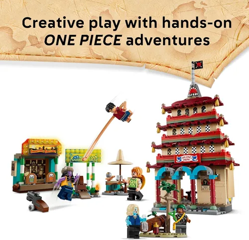 Miniatura 4 de LEGO UN PEZZO Batalla en el Parque Arlong Bloques de Construcción - Juego de Construcción de Simulación para Niños y Niñas, Edades 9+ - 5 Figuras