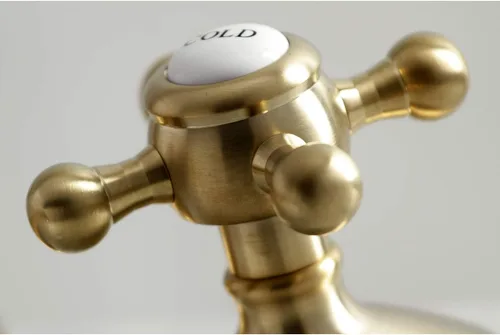 Miniatura 2 de Kingston Brass KS1167BX - Grifo de baño extendido de 8 pulgadas, latón cepillado Latón pulido