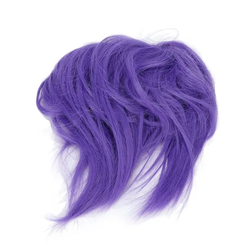 Miniatura 3 de Peluca con diadema, moño de trenzas para el cabello, moño de trenzas y moño desordenado de moda, moño sintético para coleta, moño para mujeres