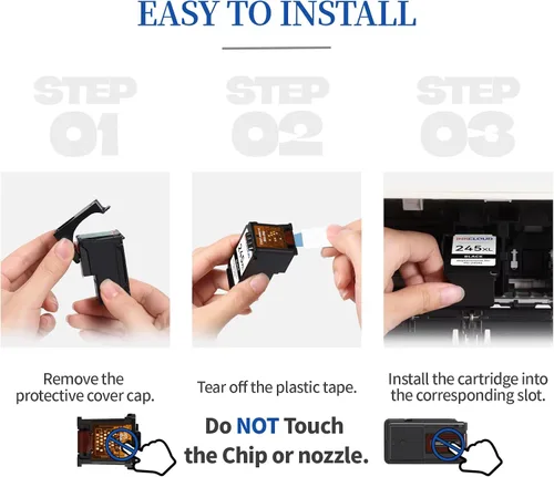Miniatura 2 de Cartucho de tinta negro 245XL de repuesto para Canon 245XL PG-245XL 245 243 243XL para Canon PIXMA MX492 MX490 TR4520 TR4500 MG2522 TR4522 TR4500