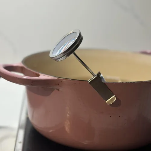 Miniatura 4 de Termómetro de leche con esfera grande de 2 pulgadas, espuma de vapor de lectura instantánea, café, espresso, latte, espuma para hacer café
