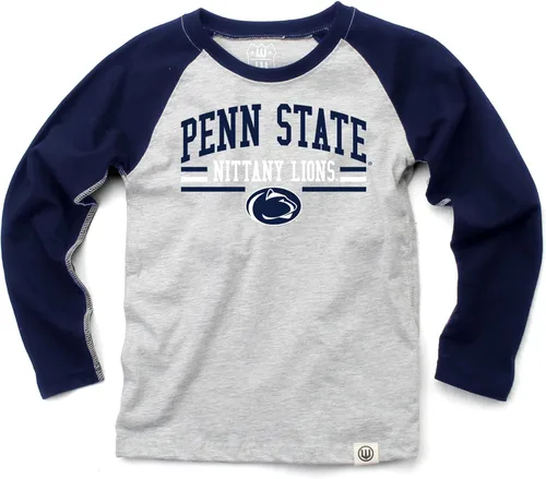 Miniatura 39 de Wes and Willy NCAA playera raglán de manga larga para niños