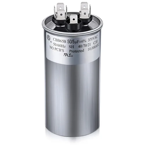 Miniatura 16 de 30/5 MFD uF 370/440V CBB65 Condensador redondo de doble funcionamiento para motor de CA, condensador HVAC, reemplazo de aire acondicionado, bomba