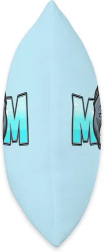 Miniatura 2 de American Bully Bully Mom Dog Owner Pullover DM American Bully Mom - Almohada sin botones, 18 x 18 pulgadas, multicolor