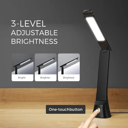 Miniatura 5 de Lámpara de terapia de luz, luz LED de 10000 LUX sin rayos UV, luz de sol de espectro completo, luz de estado de ánimo, lámpara de escritorio