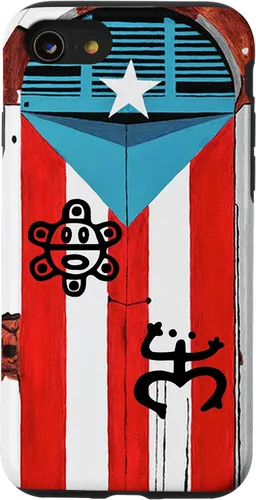 Miniatura 18 de Funda con diseño de bandera de Puerto Rico Coqui Sun Taíno, Boricua Pride Cover Case para iPhone 17