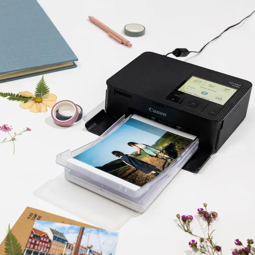 Miniatura 3 de Canon Selphy CP1500 - Impresora de fotos compacta inalámbrica (negra)