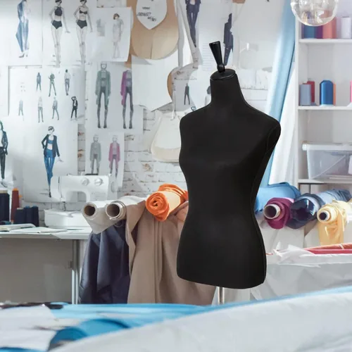 Miniatura 5 de Maniquí, forma de vestido, maniquí femenino, torso, ajustable, 59-67 pulgadas, soporte de cuerpo manicano mejorado para pantallas de mujer, soporte