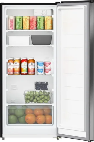 Miniatura 2 de KoolMore - Congelador/refrigerador convertible vertical de 7 pies cúbicos listo para garaje con descongelación manual en acero inoxidable