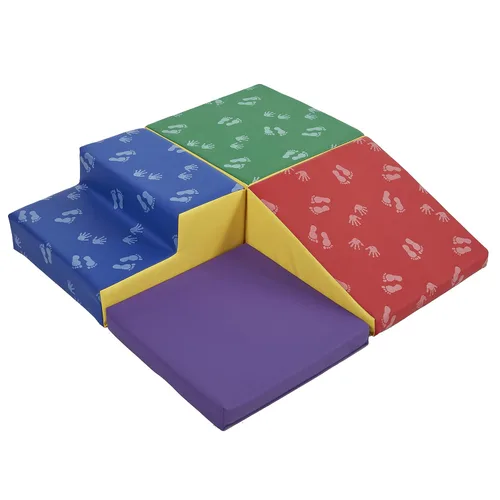 Miniatura 10 de ECR4Kids SoftZone Junior Little Me - Escalador de esquina, juego para principiantes, contemporáneo, 4 piezas
