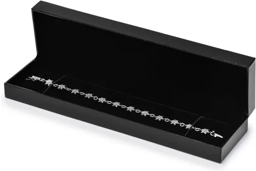 Miniatura 3 de Oirlv CollarCaja de cadena larga Caja de regalo de joyería de terciopelo