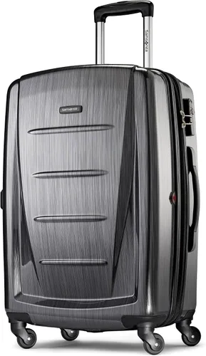 Miniatura 56 de Samsonite Winfield 2 Equipaje rígido con ruedas giratorias, Carbón vegetal, Grande de 28 pulgadas, a cuadros