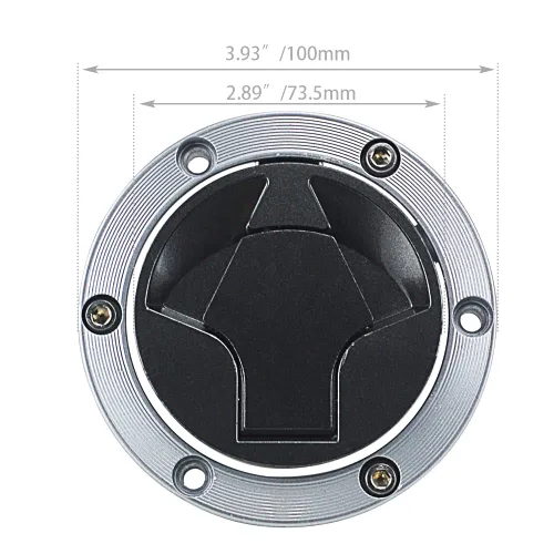 Miniatura 4 de Interruptor de encendido, tapa de combustible, cerradura del asiento y llave compatibles con Kawasaki EX250 Ninja 250 2008-2014, EX300 Ninja 300