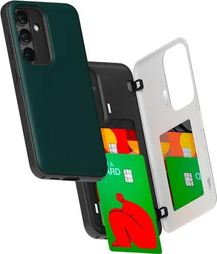 Miniatura 124 de GOOSPERY Funda tipo cartera para Samsung Galaxy S22 Ultra, [tarjetero] parachoques magnético de puerta con cierre automático, cubierta protectora