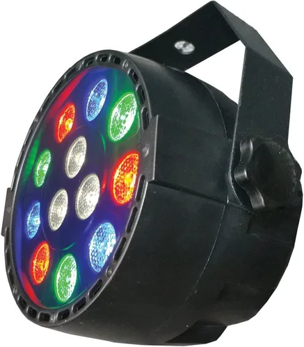RGBW mezcla de colores Compact LED Par puede – 12 LEDs 1-watt – Rojo, Verde, Azul y Blanco Mezcla de colores – up-lighting – Etapa iluminación –