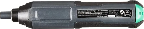 Miniatura 3 de Amazon Basics de SKIL - Destornillador de precisión inalámbrico recargable de 4 V, con juego de 34 puntas, funda de transporte, carga USB, luz