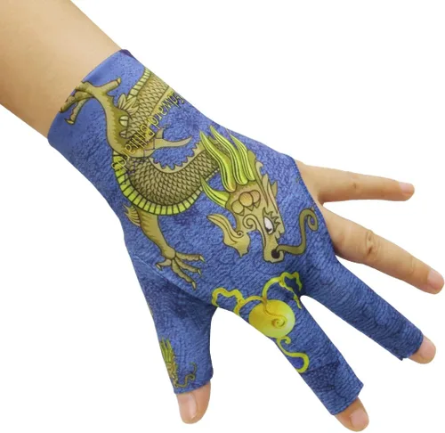 Miniatura 19 de Scott Edward Guantes de billar 10 piezas/set 3 dedos abiertos Guantes de billar Guantes de taco de piscina Spandex para mano izquierda o derecha