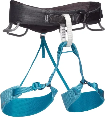 Miniatura 9 de BLACK DIAMOND Women’s Momentum Rock Climbing Harness Dual Core Construction Adjustable Waist & Leg Loops Paquete de salvia del desierto 1.0