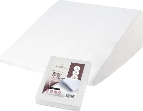 Miniatura 70 de CirclesHome Juego de 12 protectores de almohada estándar con cremallera, 100% algodón, transpirables, protegen las almohadas de la suciedad, el 1