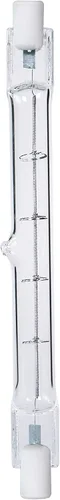 Miniatura 4 de Paquete de 4 Bombillas R7S 118mm T3 300W Halógenas Regulables 4500lm Tipo J 120V Base R7S Luz Blanca Cálida 2700K Bombillas Halógenas de Doble