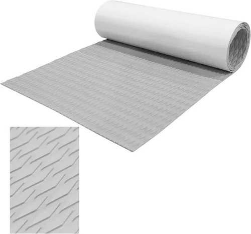 HZshark EVA Foam Boat Decking Sheet Universal DIY Surfboard Traction Pad Non-Slip Grip Mat Trimmable Sheet for Kayak RV Yacht Pool Skateboard Gris
