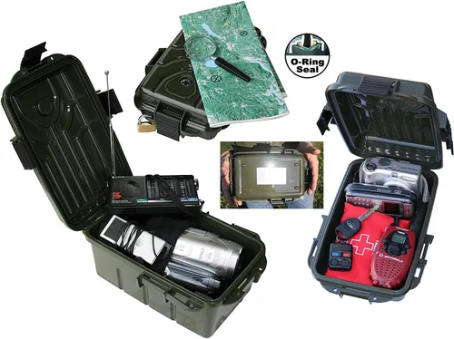 Miniatura 2 de Caja seca de supervivencia MTM con sello de junta tórica, tamaño pequeño, S Verde bosque