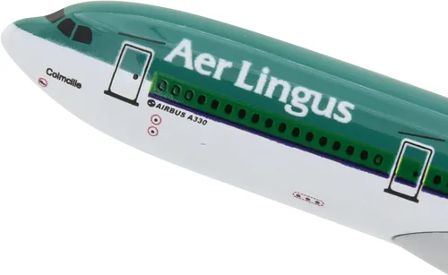 Miniatura 6 de TANG DYNASTY 1:400 Air Bus A330-300 Irlanda AER Lingus Metal Avión Modelo Avión Modelo Avión de Juguete (Verde)