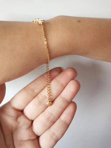 Miniatura 7 de HUAN XUN - Collar con nombre personalizado en plata dorada