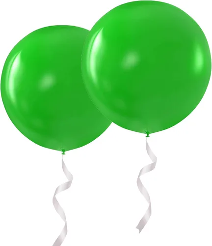 Miniatura 14 de Globos redondos gigantes de 24 pulgadas, paquete de 10 globos de látex negro para sesiones de fotos, bodas, baby shower, decoraciones de fiesta
