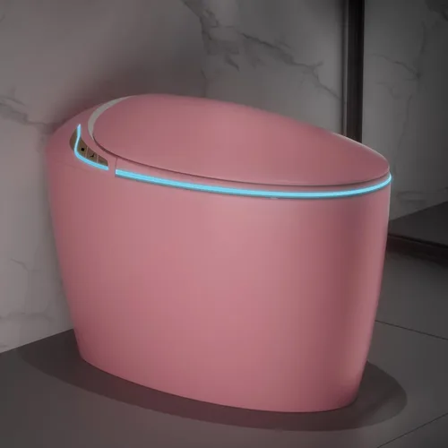 Miniatura 11 de WinZo Inodoro Bidé con Instalación de 10", Inodoro Inteligente con Bidé, Forma Ovalada Moderna, Apertura/Descarga Automática, Asiento Calefaccionado