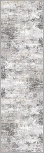 Miniatura 468 de IOHOUZE Alfombra abstracta lavable de 3 x 12 pies para pasillos, antideslizante para cocina, camino de entrada de lana sintética para interiores