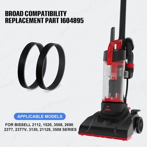 Miniatura 2 de Correa de vacío para aspiradora vertical ligera y compacta Bissell Powerforce, 1604895 para cinturón para modelos Bissell 2112, 1520, 2690, 3508