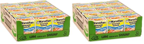 Miniatura 11 de Maruchan Fideos Ramen Instant Lunch con sabor a queso cheddar, sopa de fideos instantáneos estilo japonés, comida rápida y fácil, taza de 2.25 onzas