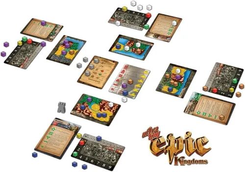 Miniatura 2 de Ultra-Tiny Epic Kingdoms, juego de mesa de bolsillo.