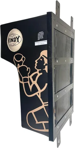 Miniatura 4 de Windy Saco de boxeo de montaje en pared para entrenamiento de artes marciales mixtas, color negro