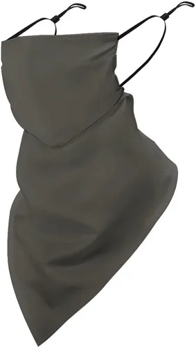 Miniatura 32 de Bufanda de protección solar UV, bufanda triangular reutilizable con lazo para las orejas