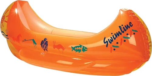 Swimline Rainbow Island Flotador Inflable de Piscina para Montar, Blanco, 68"/64"/16"
