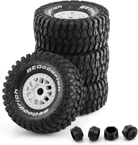 1/7 1/8 RC Short Course Truck Buggy Neumáticos y ruedas de 0.669 in Hex OD 5.315 in Neumáticos todoterreno para 1:7 1:8 Escala RC Off-Road Truck Car