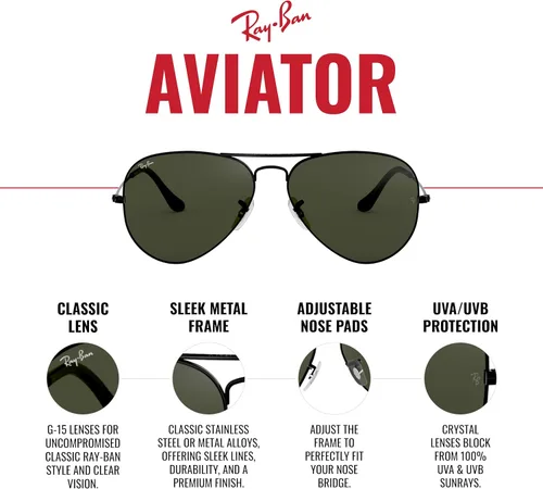 Miniatura 4 de Ray-Ban RB3025 Classic Polarized Sunglasses
