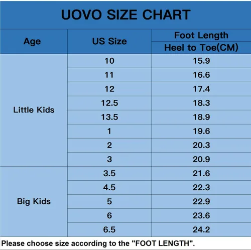 Miniatura 6 de Uovo Tenis deportivos para correr para niños, a prueba de agua, antideslizantes, para exteriores, senderismo, para niños pequeños y grandes