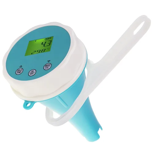 Miniatura 9 de Probador inalámbrico de calidad de agua 6 en 1, monitor de calidad de agua flotante Bluetooth para piscinas, spas e hidroponía, pH, EC, ORP, cloro