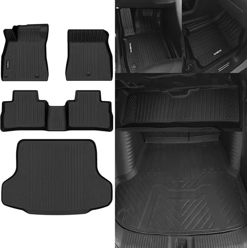 Miniatura 82 de Alfombrillas de piso Naibeve para Ford Edge 2015 2016 2017 2018 2019 2020 2021 2022 2023 2024 2025 - Ajuste personalizado para todo clima