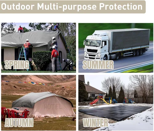 Miniatura 7 de Yescom - Cubierta para toldo de poliéster reforzado, multiusos