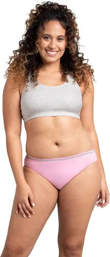 Miniatura 2 de Fruit of the Loom Eversoft - Calzones de algodón para mujer, sin etiquetas, transpirables