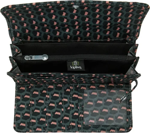 Miniatura 3 de Kipling Money Land para mujer, tecnología RFID anti-hacker, billetera de nailon a presión
