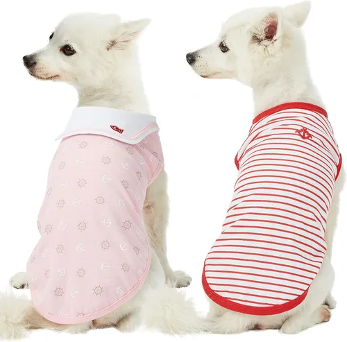 Miniatura 11 de Blueberry Pet My Little Princess - Vestido de tul para perro, color rosa bebé con delicada flor, longitud de espalda de 14 pulgadas, paquete de 1