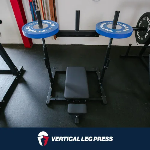 Miniatura 2 de Titan Fitness Máquina de prensa vertical de piernas, entrenamiento de fortalecimiento de piernas para gimnasio en casa, prensas de alta intensidad