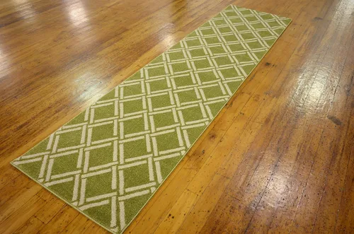 Miniatura 110 de Unique Loom Trellis Collection - Alfombra geométrica moderna azul marino (9 pies x 12 pies)